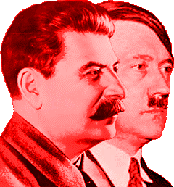 Isif Stalin e Adolf Hitler